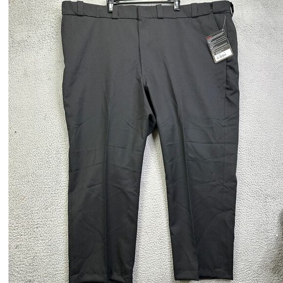 Elbeco Uniform Pants Mens 56R TexTrop2 Black Tactical Work Flat Front E320RN NEW